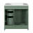 Robust Solid Wood & Ceramic Retro Bathroom Vanity Set - Stylish Storage Solution For Modern Baths