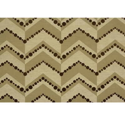 Volume 2 Chevron Beads - Beige/Brown Fabric