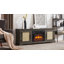 Console multimédia avec grande armoire de rangement, meuble télé multimédia moderne, l 65,75 po x P 17 po x H 32,48 po-425997780