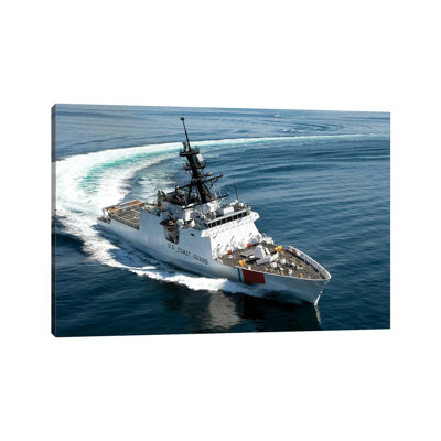 US Coast Guard Cutter Waesche Navigates the Gulf of Mexico II 1 Piece Wrapped Canvas Wall Art