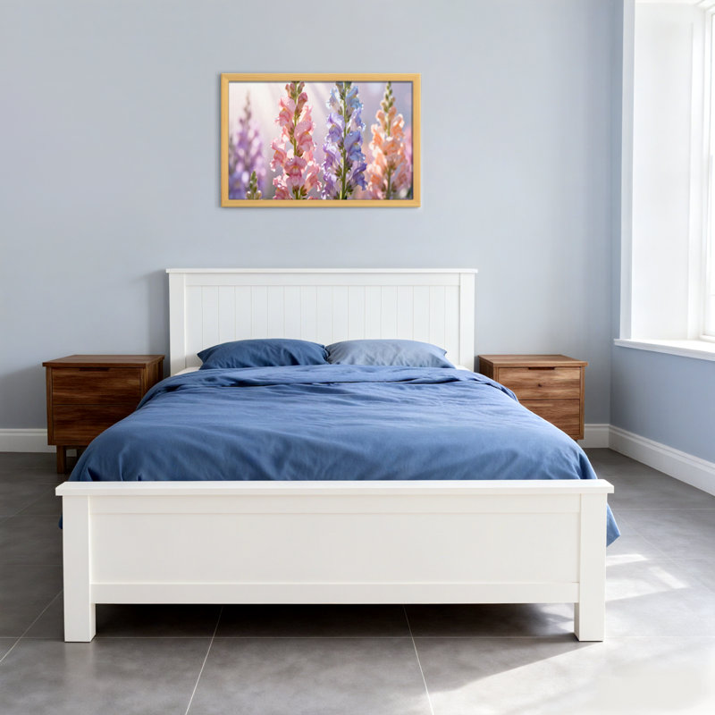 Plantes et fleurs Fleurs pastel sur fond doux, H 16 po x l 24 po, Toile tendue, Ne s’applique pas