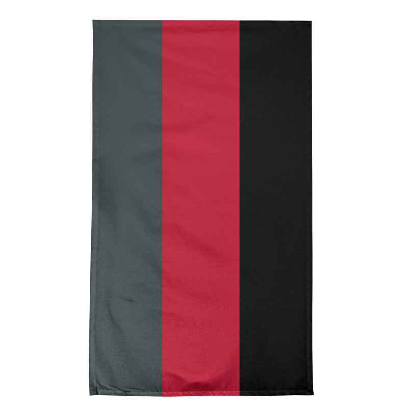 Serviette de thé hockey Anaheim, Gris acier / rouge / noir, Polyester sergé