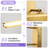 Gold Modern Dimmable Rotatable LED Wall Sconce-70426241