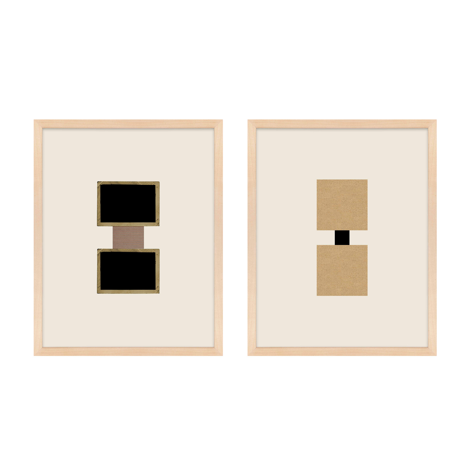 Column by Eleni Psyllaki For Paradissi Digital Art, Maple Framed, 30" H x 24" W  x 1.25" D