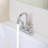 Bathroom Faucet Chrome With Pop-Up Drain & Supply Hoses 2-Handle 360 Degree High Arc Swivel Spout Centerset 4 Inch Vanity Sink Faucet-118610650