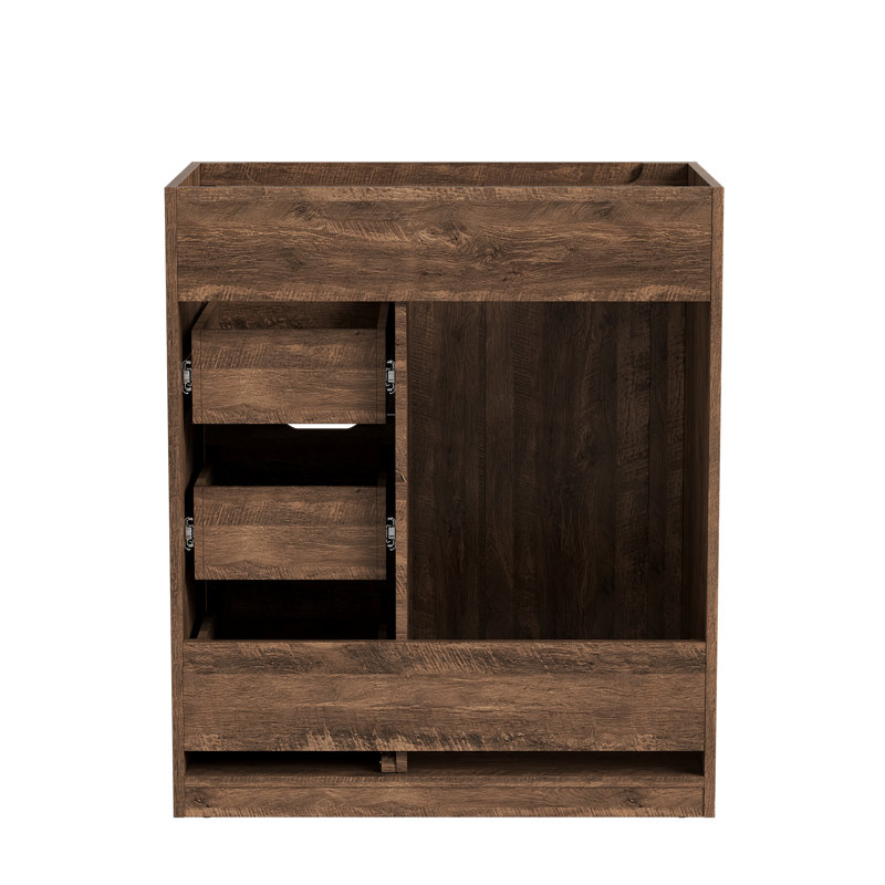 Meuble-lavabo rustique 30 po sans comptoir