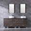 Ensemble de meuble-lavabo double l 72,4 x P 21,7 x H 29,5