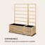 151cm H Wood Lattice Panel Trellis-62757956