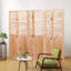 Cloison pliante en bois massif l 82,8 po x H 65 po