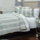 Clover Ivory/Gray Linen Duvet Cover Collection