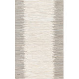 Leather Geometric Area Rug