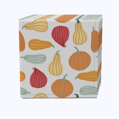 Cotton Abstract Square Napkin