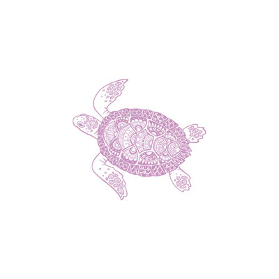 Décalcomanie murale autocollant en écaille tortue