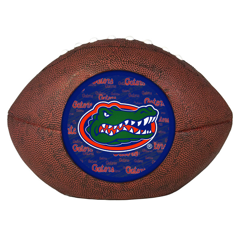 NCAA Florida Gators - Décoration de football en résine à logo 3D à DEL | 10,5 po