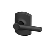 Broadway Lever with Greenwich Trim Hall and Closet Lock