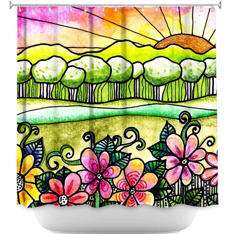 Floral Shower Curtain