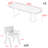 Nordic solid wood oval dining table
