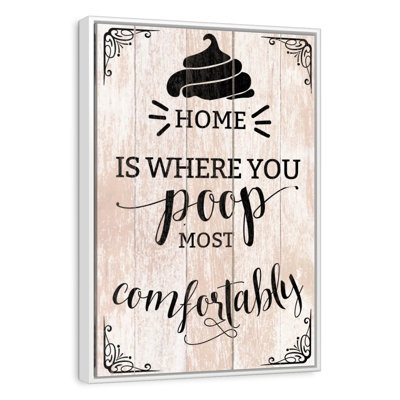 Home Poop Typography