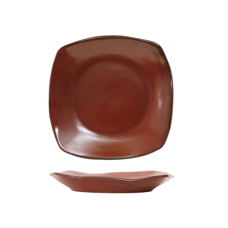 Artisan Square 21 oz liq. Plat à pâtes, Pierre rouge