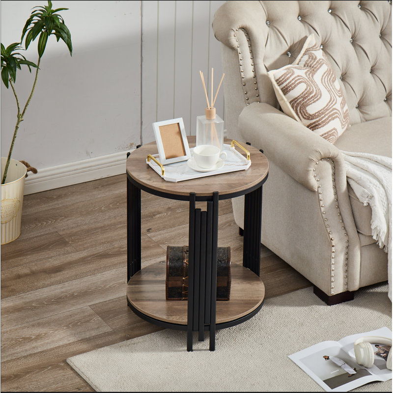 Table de bout avec rangement Artisannook