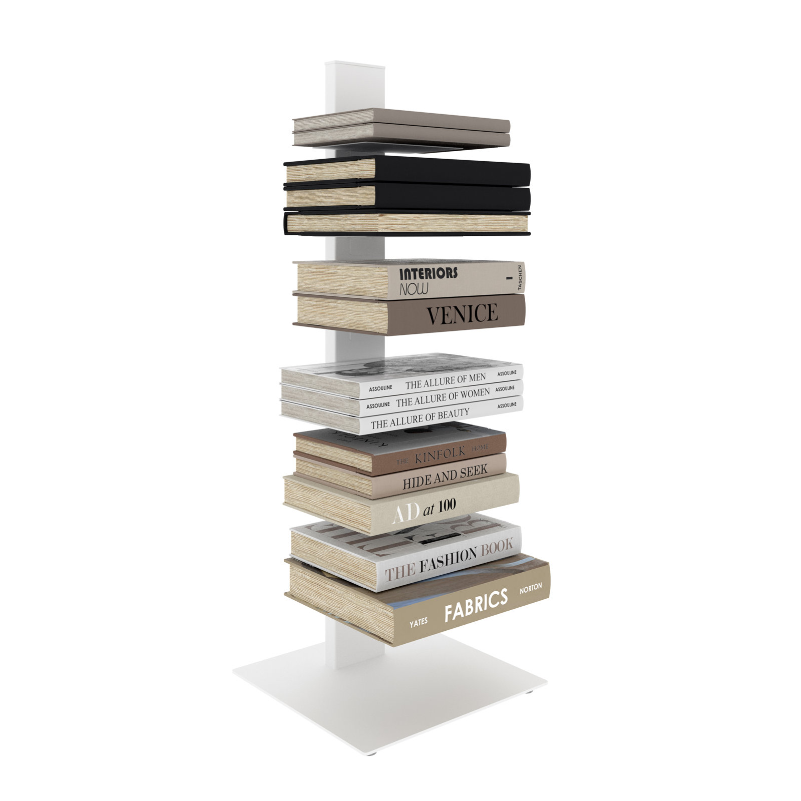 Ajax 14" Bookcase, White