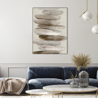 " Stacked Rocks II " by PI Studio Painting Print