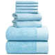 Doncia 8 Piece 100% Cotton Towel Set