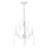 Maines 3 - Light Candle Style Classic Chandelier with Crystal Accents