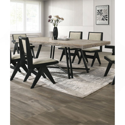 Charming Metal Trestle Dining Table For Stylish Dining Rooms