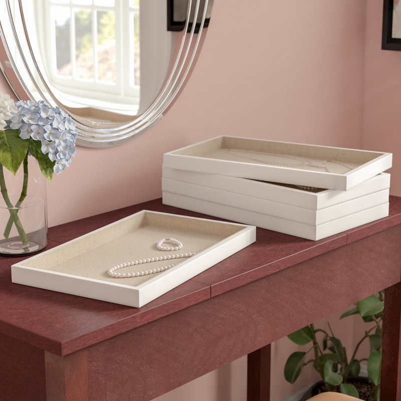 Wood Jewelry Organizer Tray