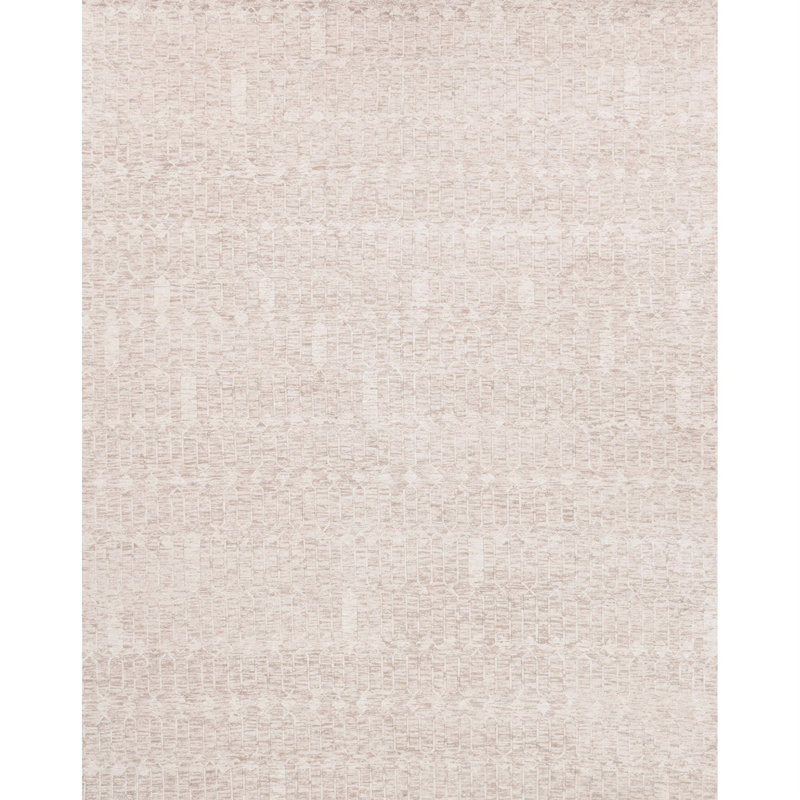 Tapis beige noué à la main Harte, Rectangle 2 pi x 3 pi