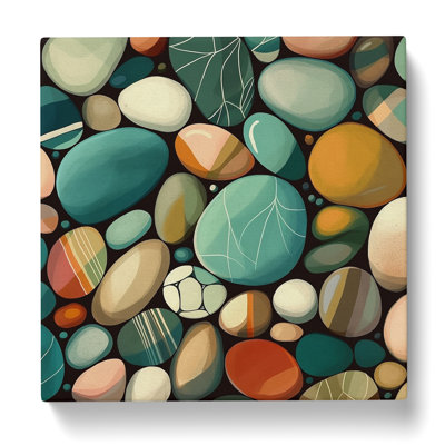 Pebbles Graphic Art No.1 - Wrapped Canvas