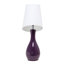  Lampe de table en céramique Curvy, mauve