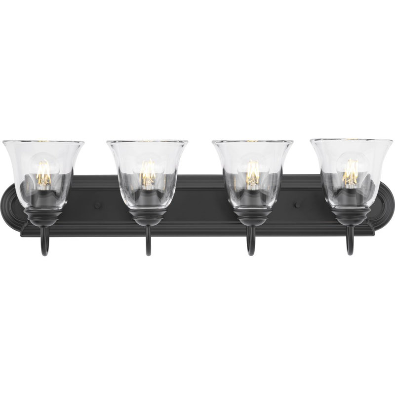 4 - Light Dimmable Vanity Light, Black