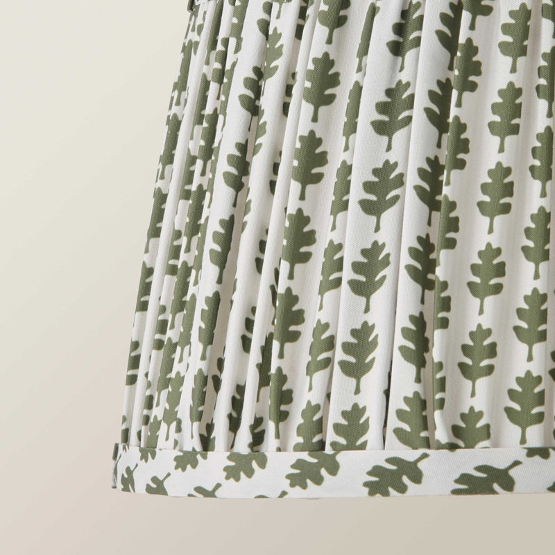 Tavontae Blended Fabric Dome Lamp Shade ( Slip-On ), Green, 15cm H x 25cm W x 25cm D