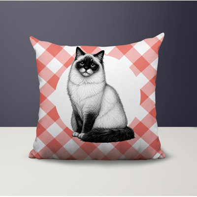Ragdoll Cat Indoor/Outdoor Reversible Pillow
