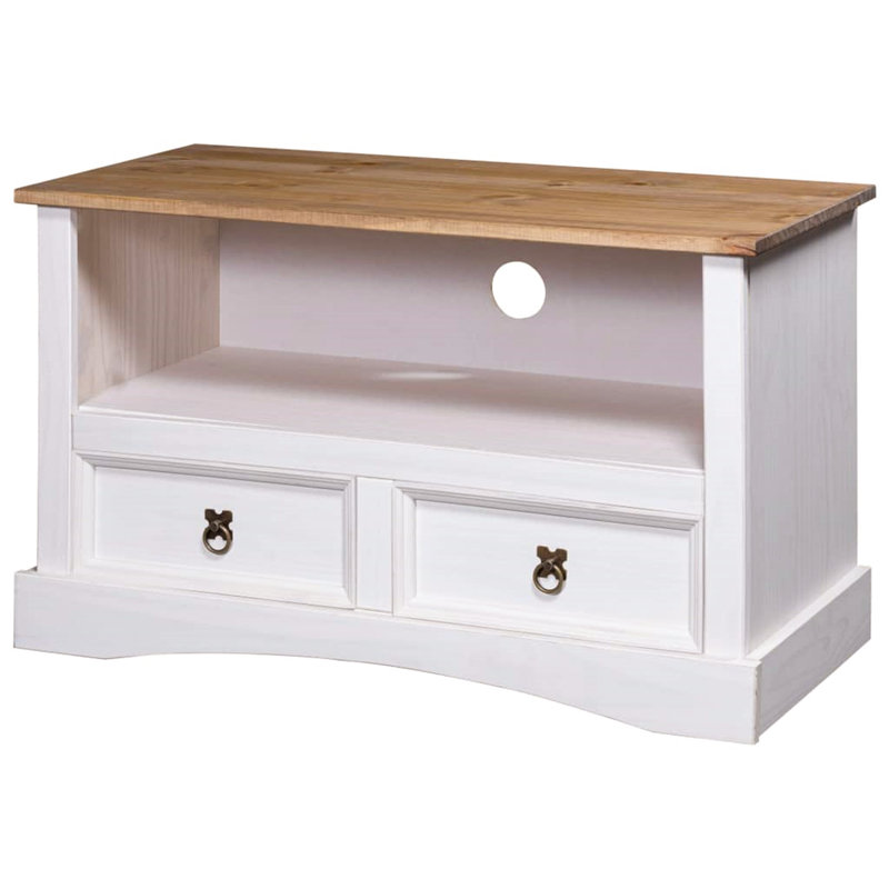 Unfinished TV Stand for TVs up to 32", White