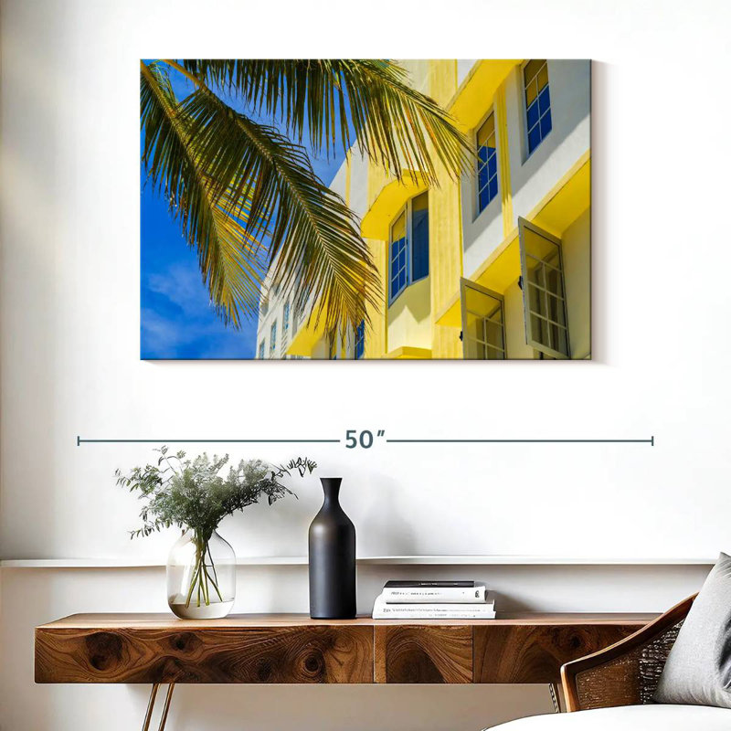Lilie Miami Art déco, H 26 po x l 39 po