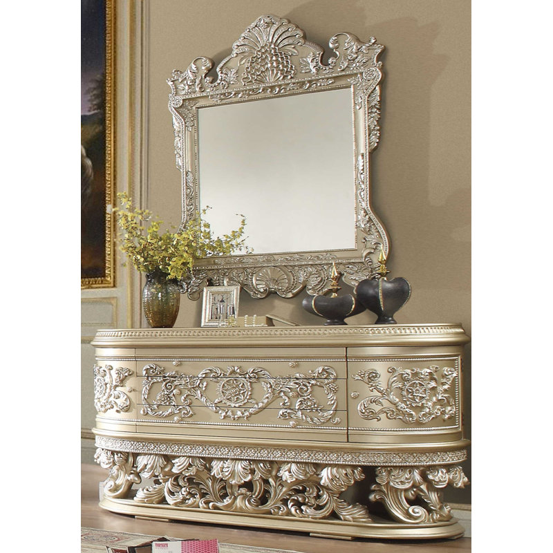 Commode combinée 3 tiroirs avec miroir Marleys