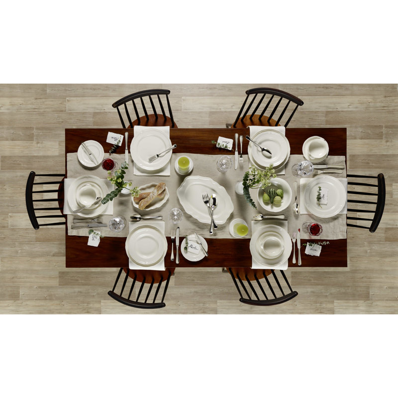 Villeroy & Boch White Porcelain 18-Piece Dinnerware Set