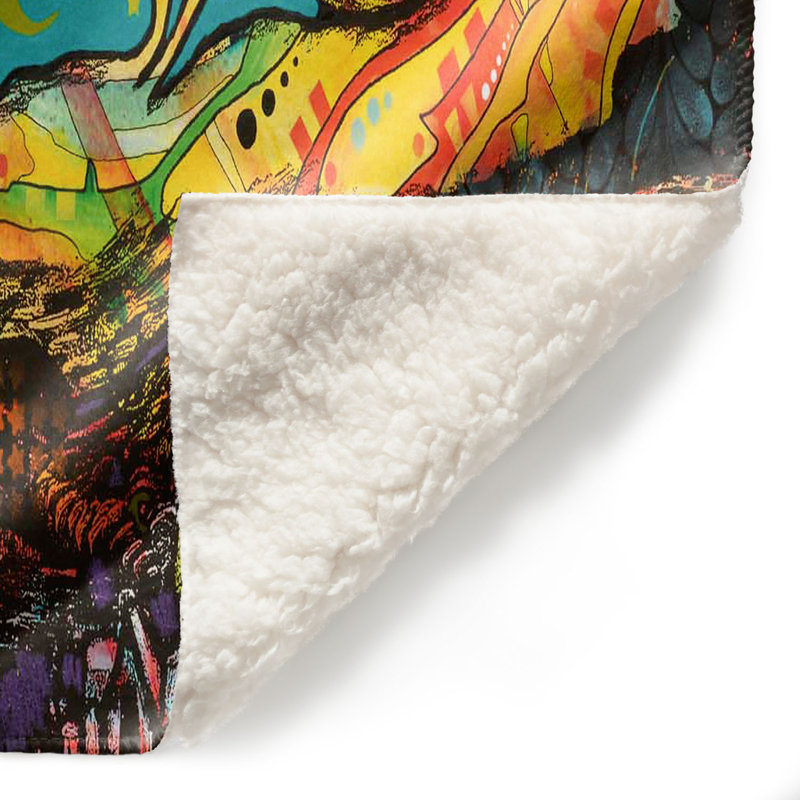  Couverture douce en sherpa, 51 po x 60 po