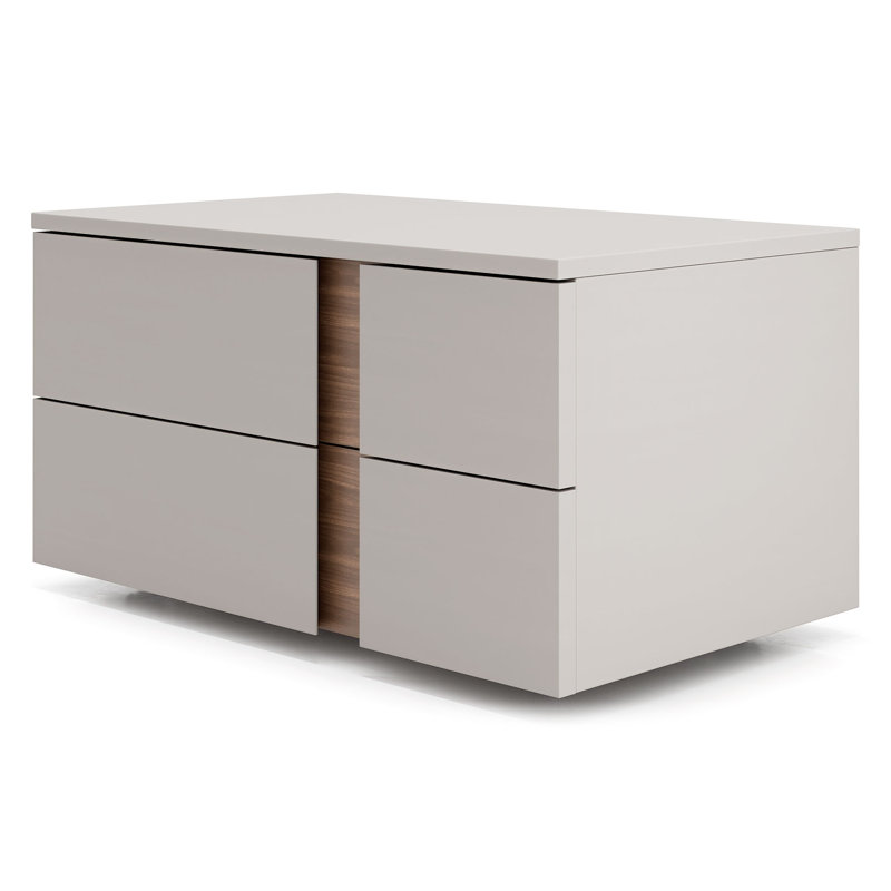 Park 2 - Drawer Nightstand, Dark Gull Gray, Left
