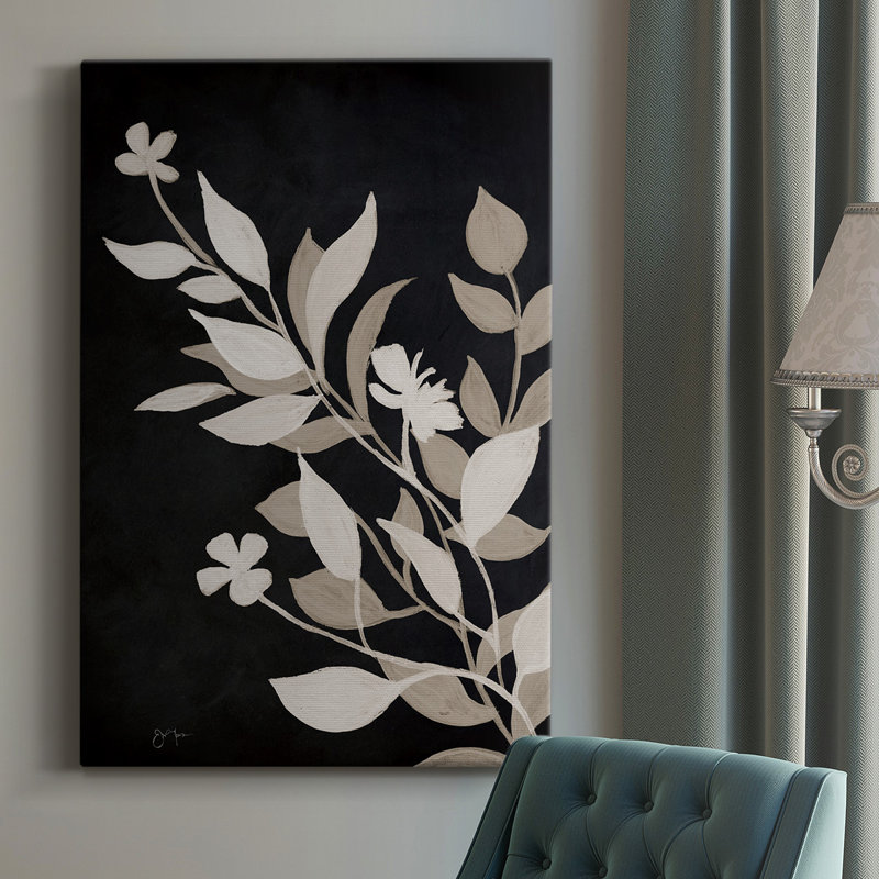 Midnight Silhouette II, toile tendue avec châssis de qualité supérieure - prête à être accrochée, H 18 po x l 12 po x P 1 po