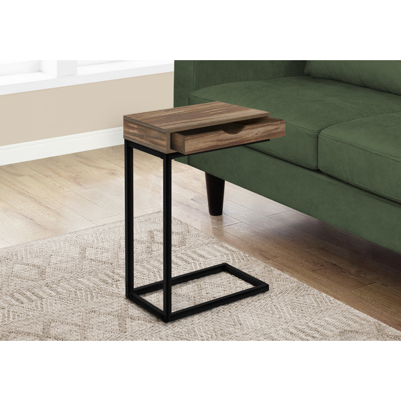 Table d'appoint, Brun, Noir