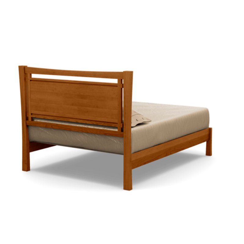 Monterey Upholstered Bed, Natural Cherry, California King, Ebony