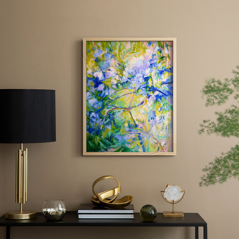 «My Quiet Place I», reproduction encadrée - bois massif, Naturel, H 11 po x l 9 po