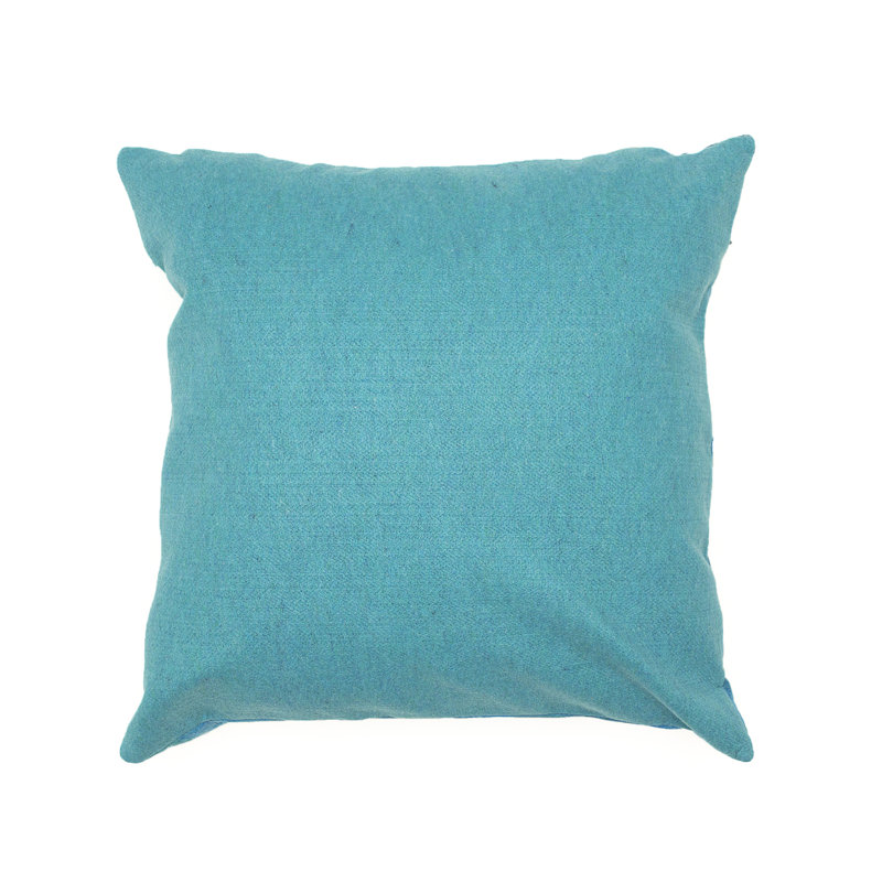 Blue Coastal Reef Indoor/Outdoor Square Pillow