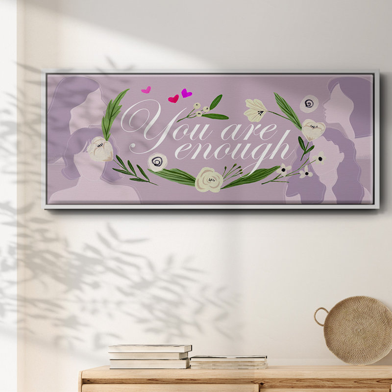 «Happy Galentine's Day» - toile encadrée, H 20 po x l 50 po