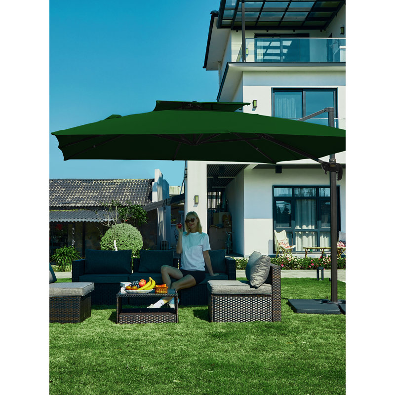 Pulk 120'' Cantilever Umbrella - Stylish Patio Shade