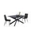 Loiselle Extendable Metal Base Dining Table-10239751